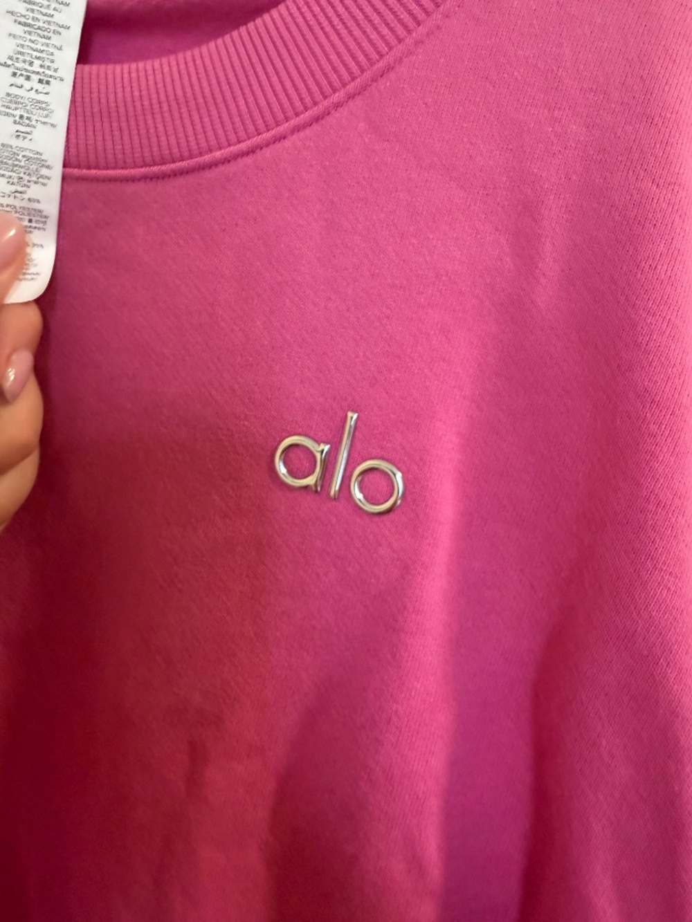 Alo pink paradise hoodie - Picture 5 of 6